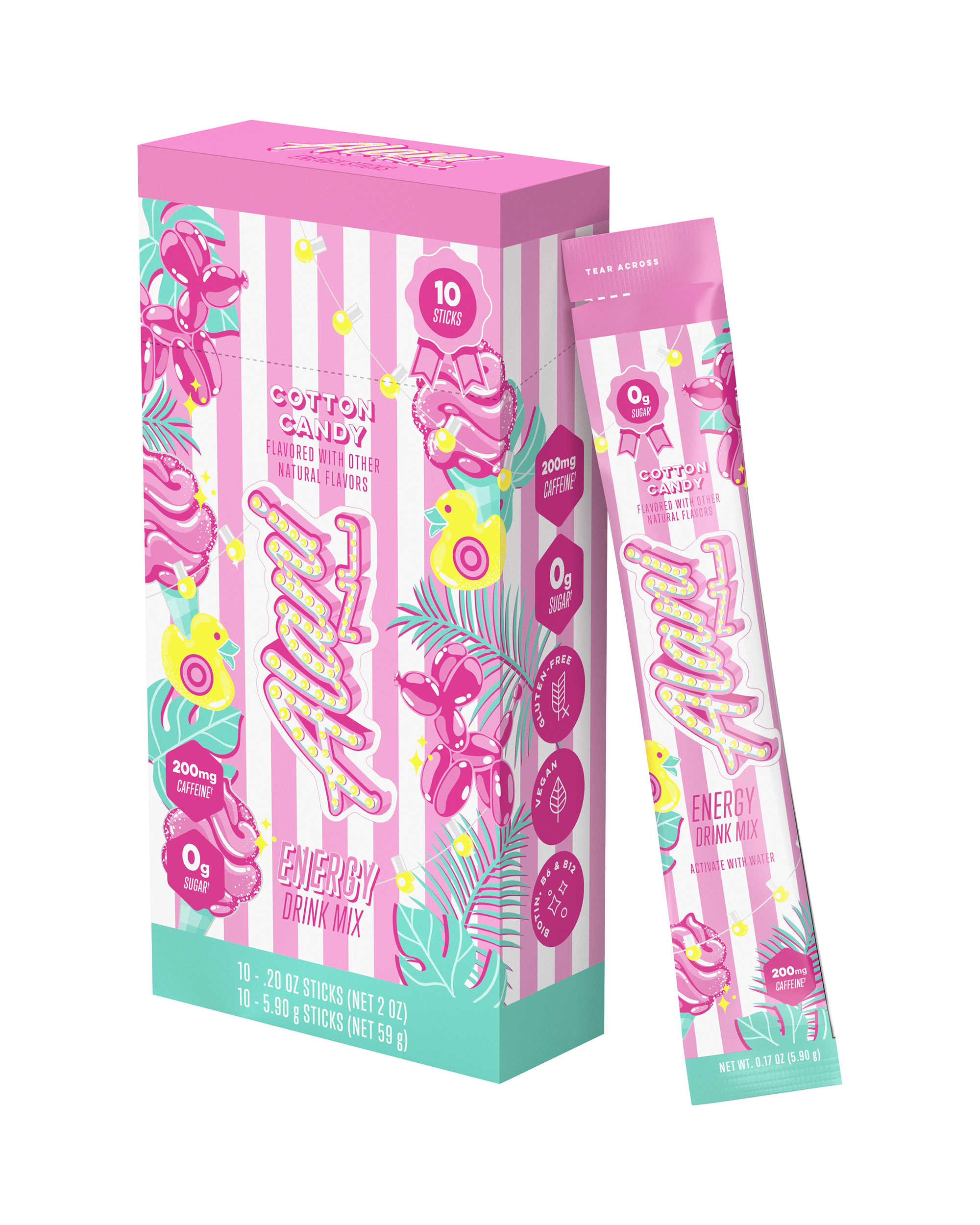 Energy Sticks - Cotton Candy (0FRR)