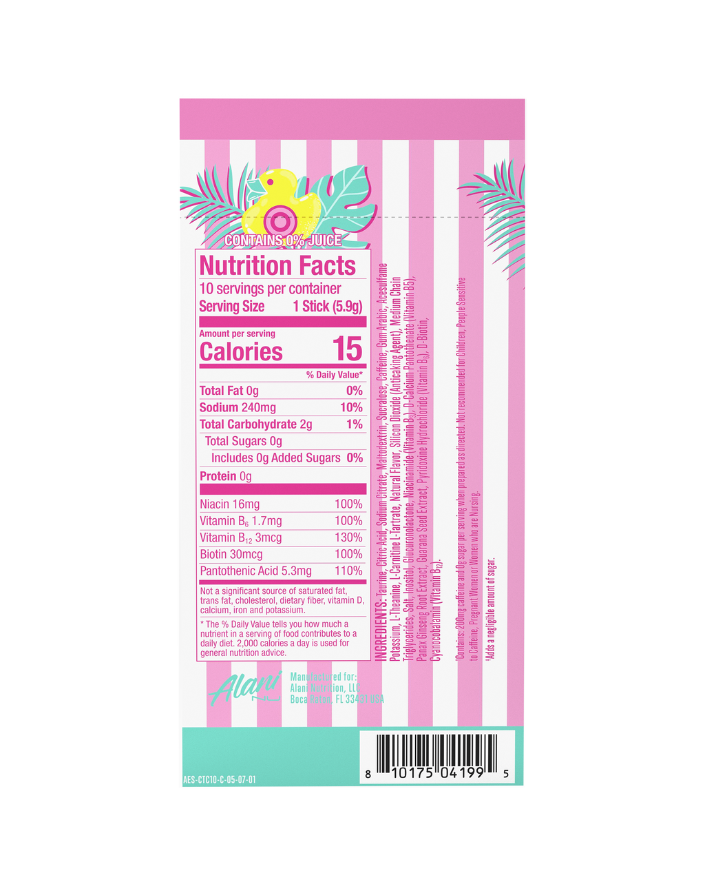 Energy Sticks - Cotton Candy (0FRR)