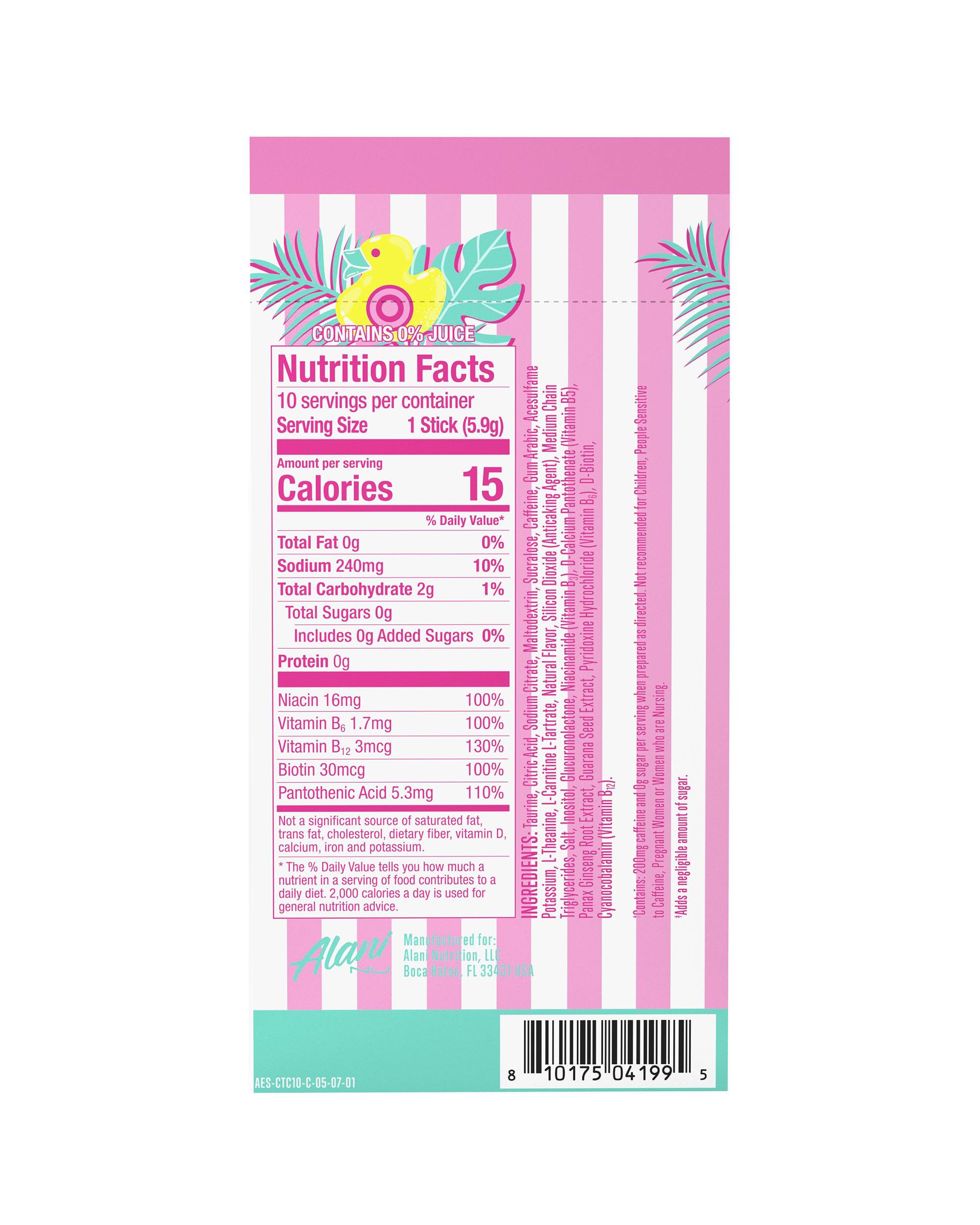 Energy Sticks - Cotton Candy (0FRR)