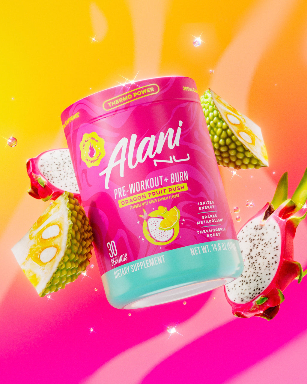 Pre-Workout+ Burn - Dragon Fruit Rush (K9XH)