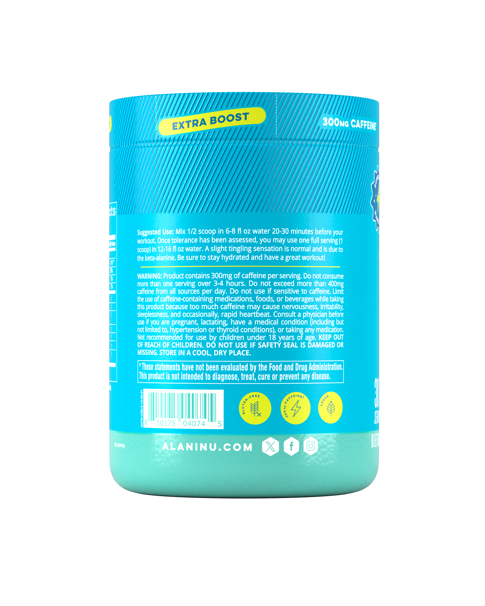 Pre-Workout+ - Blue Slush (O9Q9)