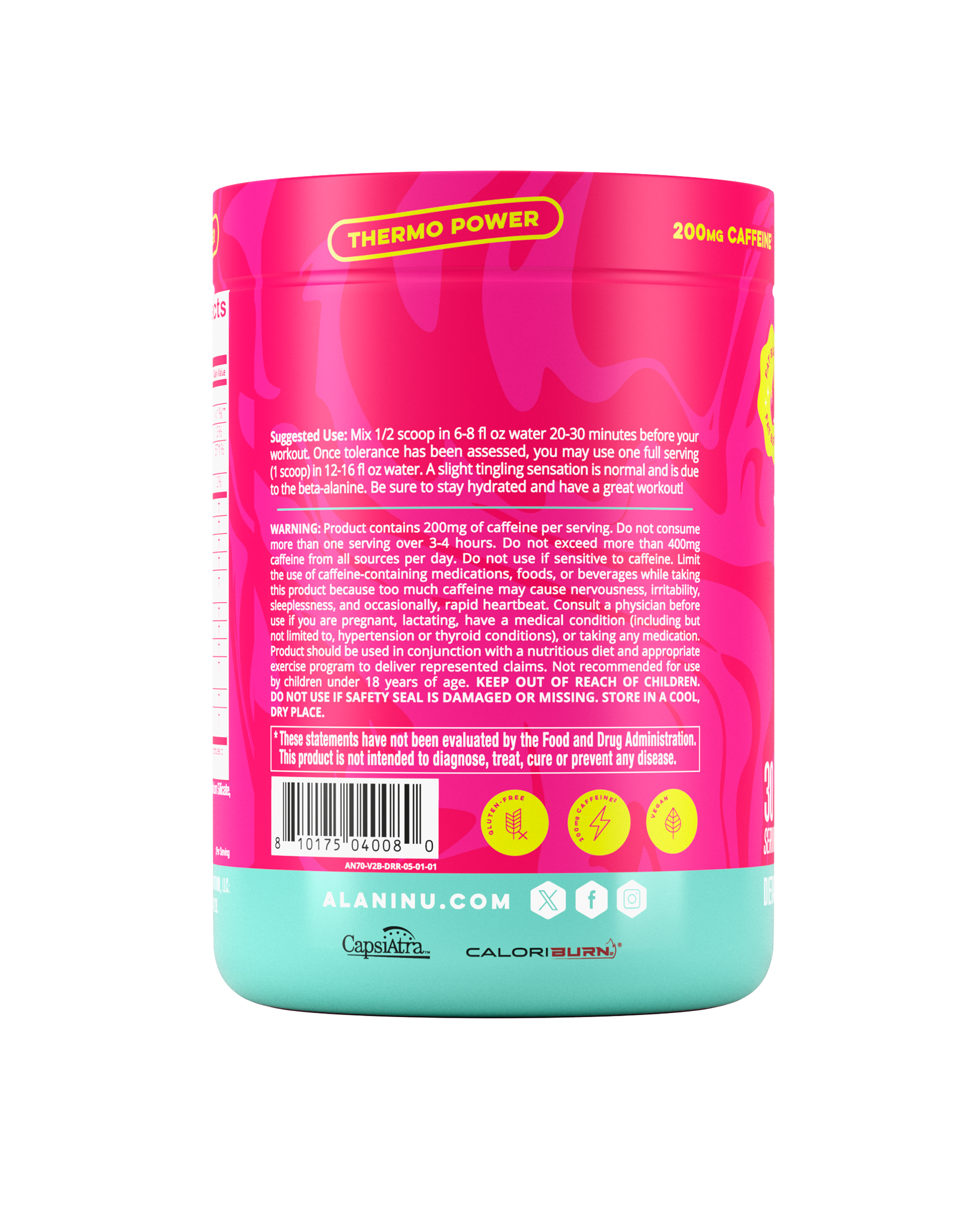 Pre-Workout+ Burn - Dragon Fruit Rush (K9XH)