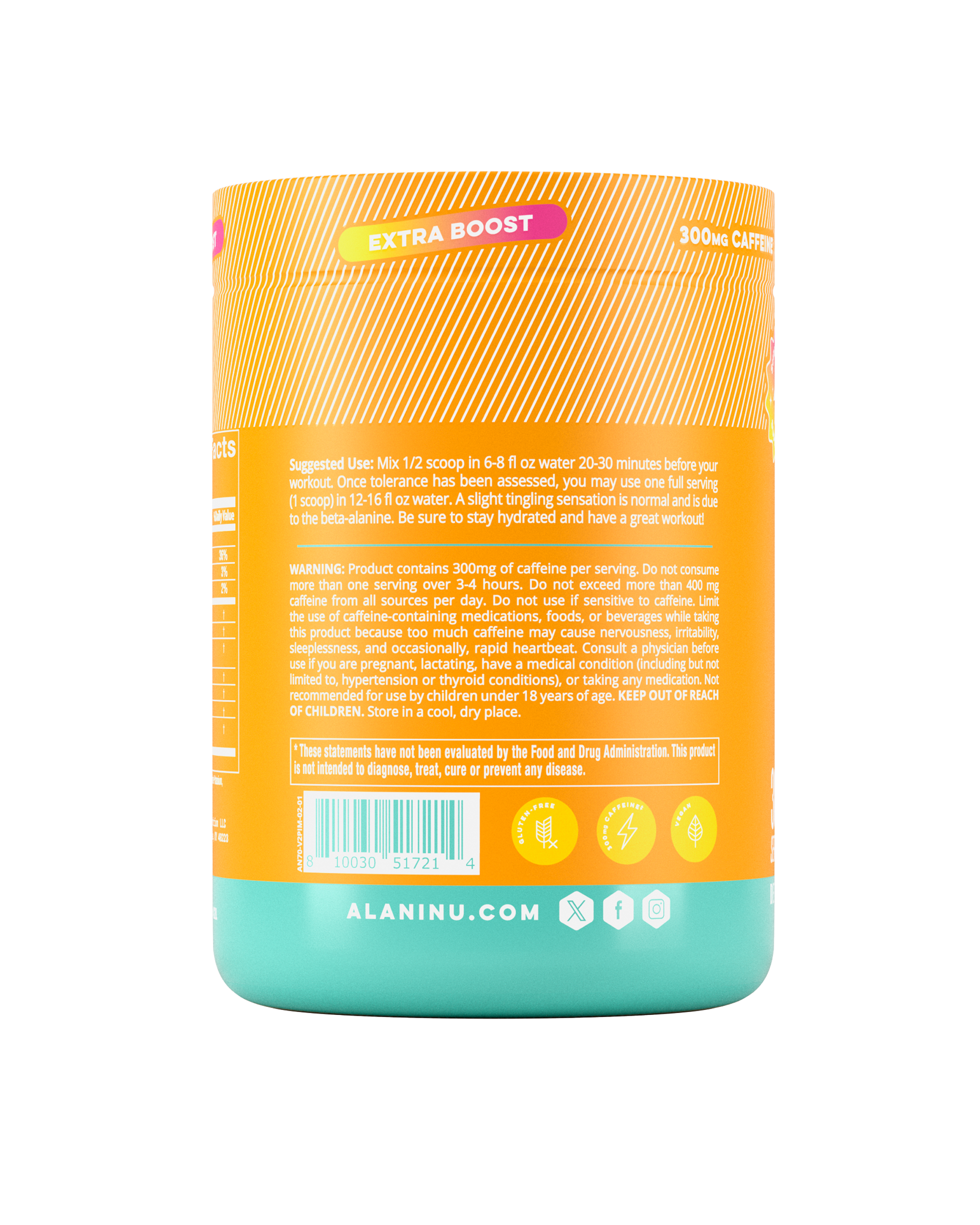 Pre-Workout+ - Paradise Swirl (ILN6)