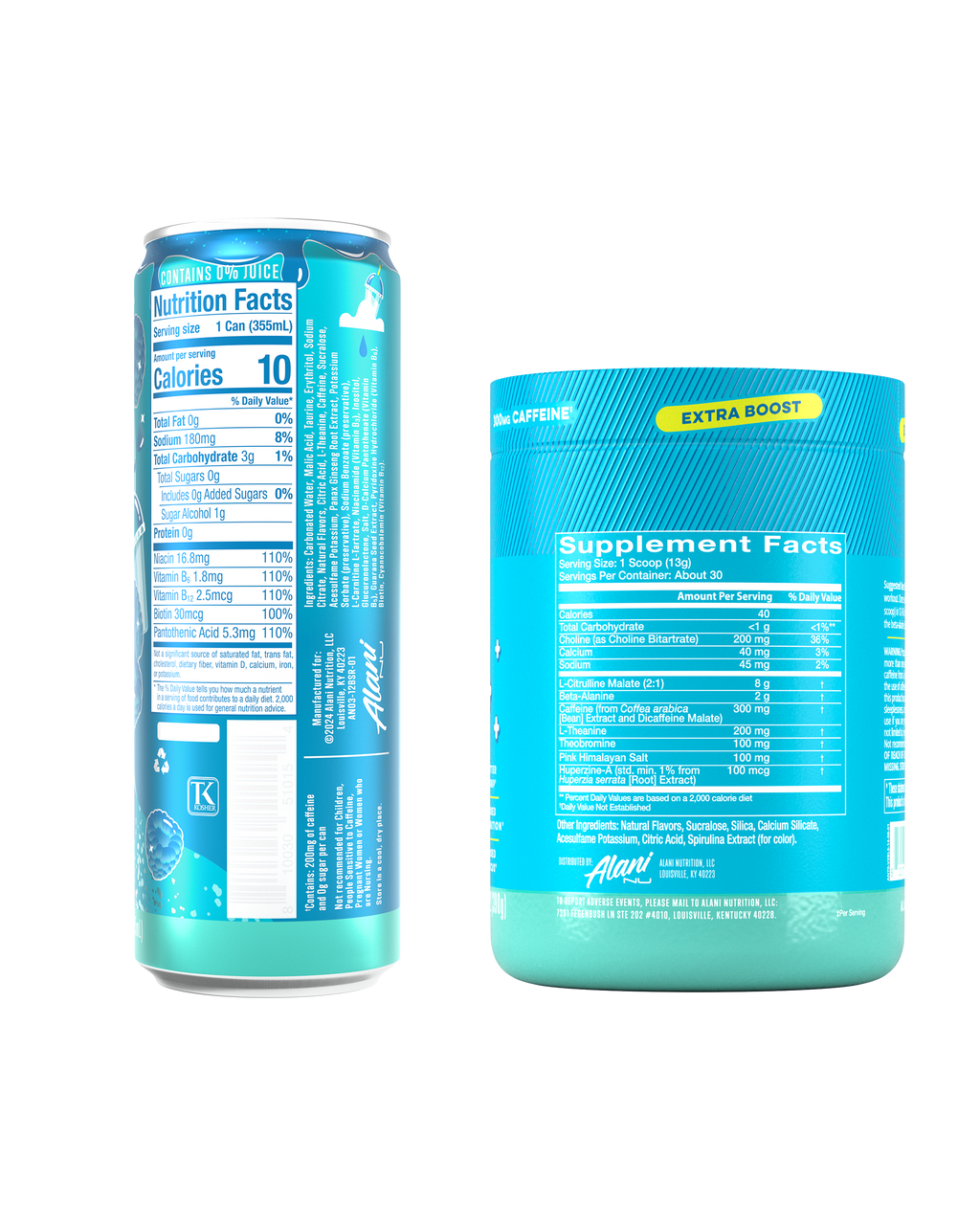Energy Drink & Pre-Workout+ - Blue Slush (6LAJ)
