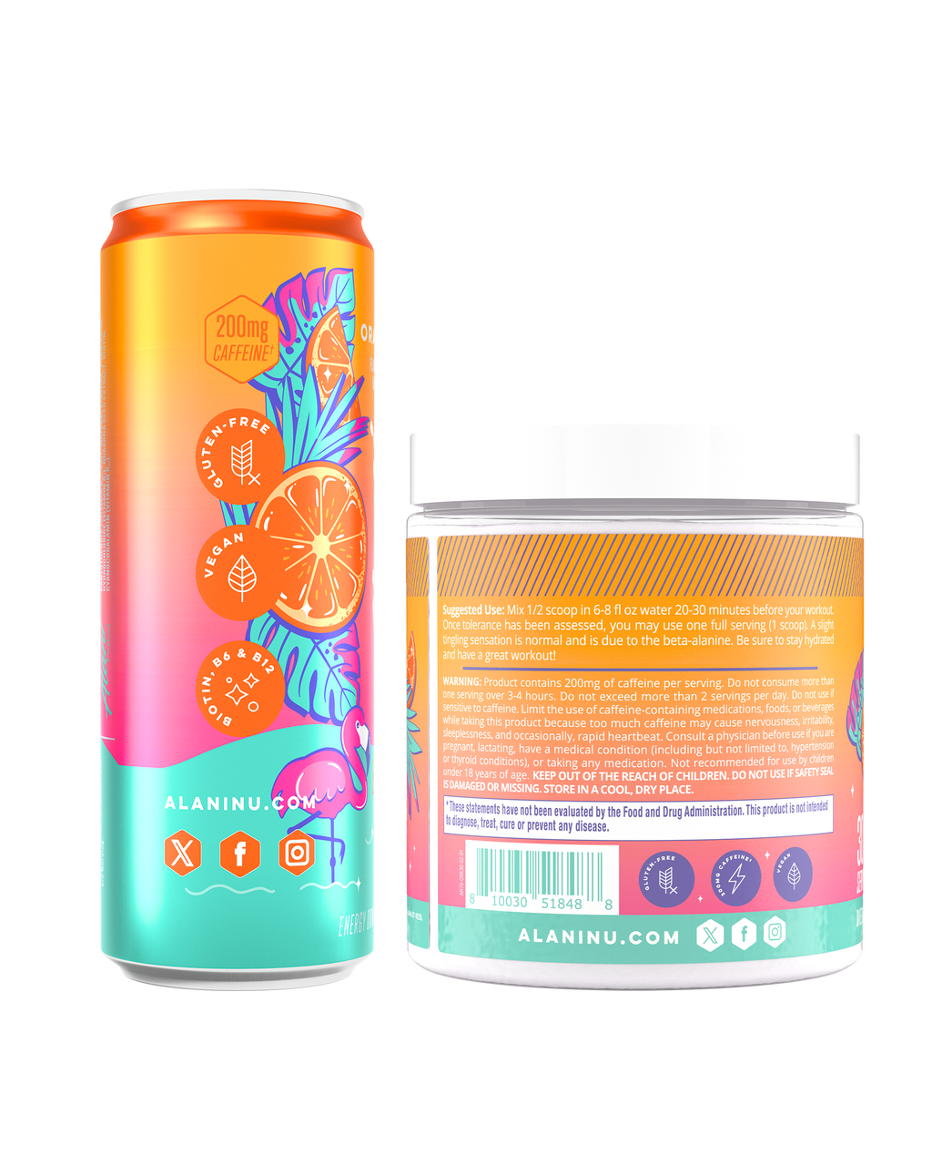 Energy Drink & Pre-Workout - Orange Kiss (MAPJ)