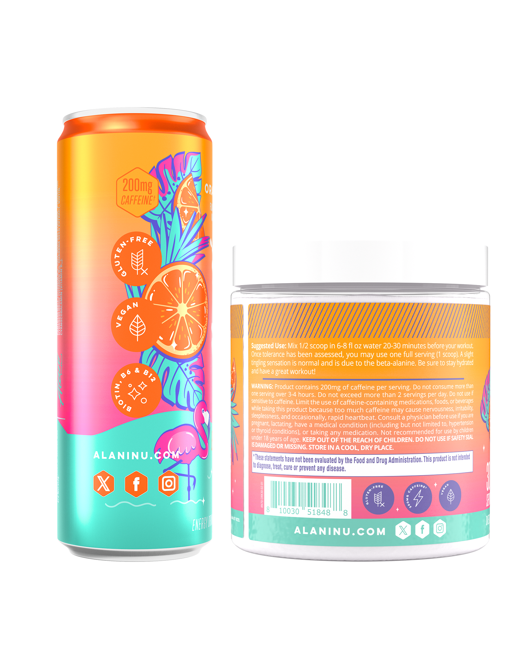 Energy Drink & Pre-Workout - Orange Kiss (MAPJ)