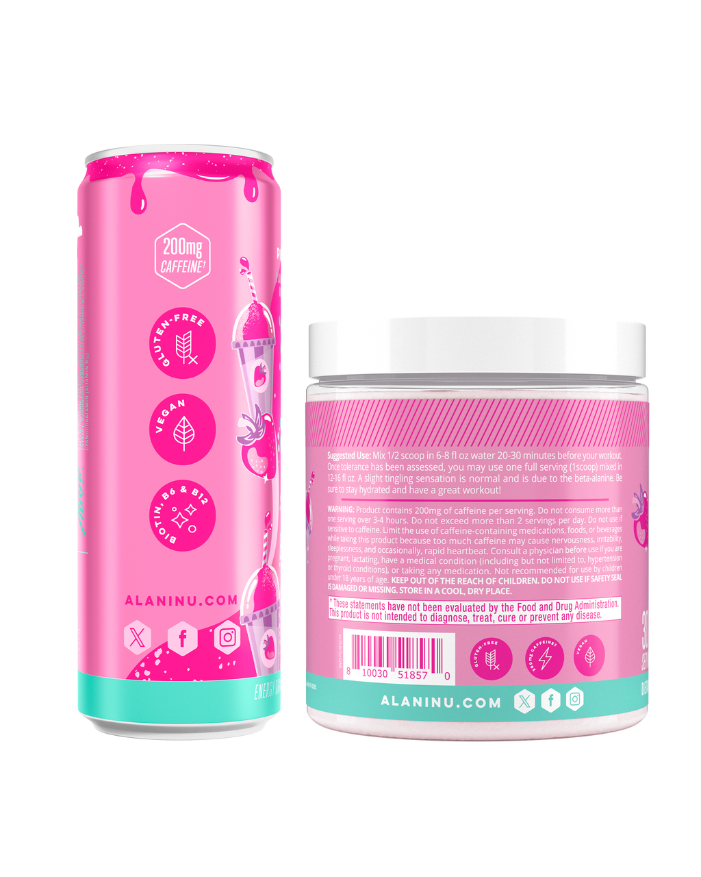 Energy Drink & Pre-Workout - Pink Slush (9SWD)