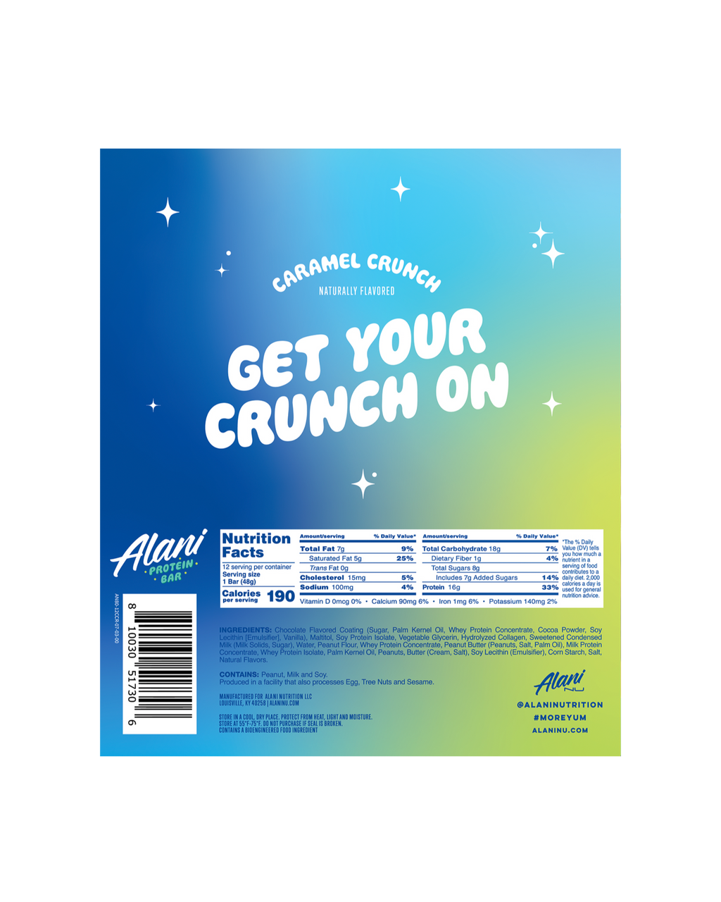 Protein Bar - Caramel Crunch (V1D2)