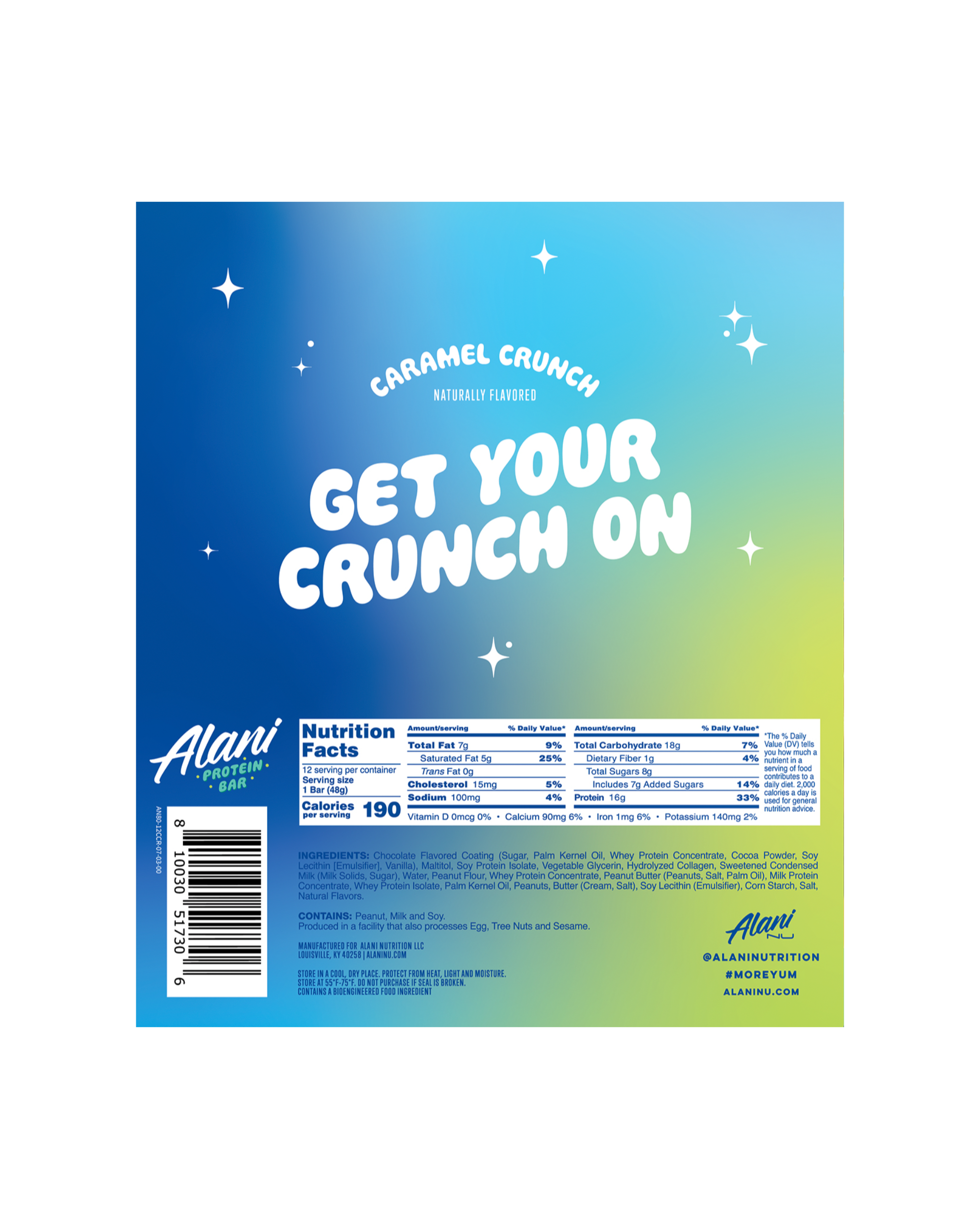 Protein Bar - Caramel Crunch (V1D2)
