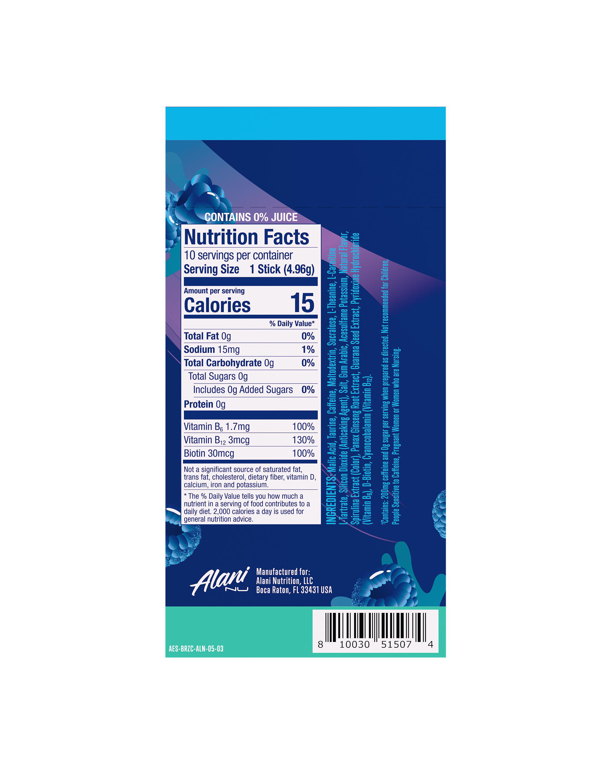 Energy Sticks - Breezeberry (PA4H)