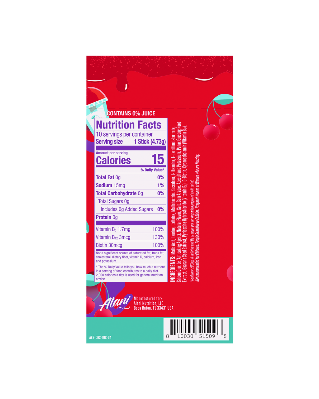 Energy Sticks - Cherry Slush (HYE6)