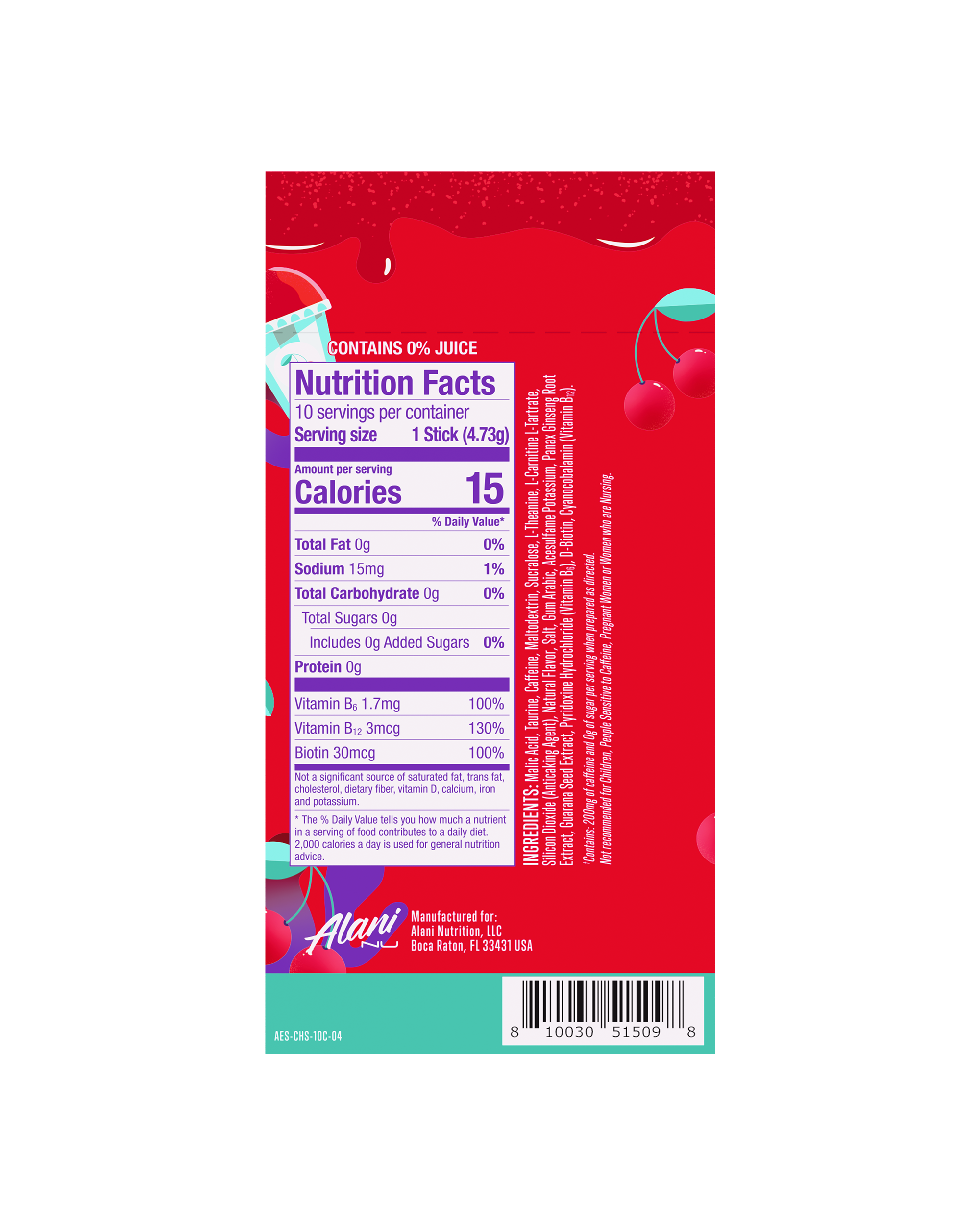 Energy Sticks - Cherry Slush (HYE6)