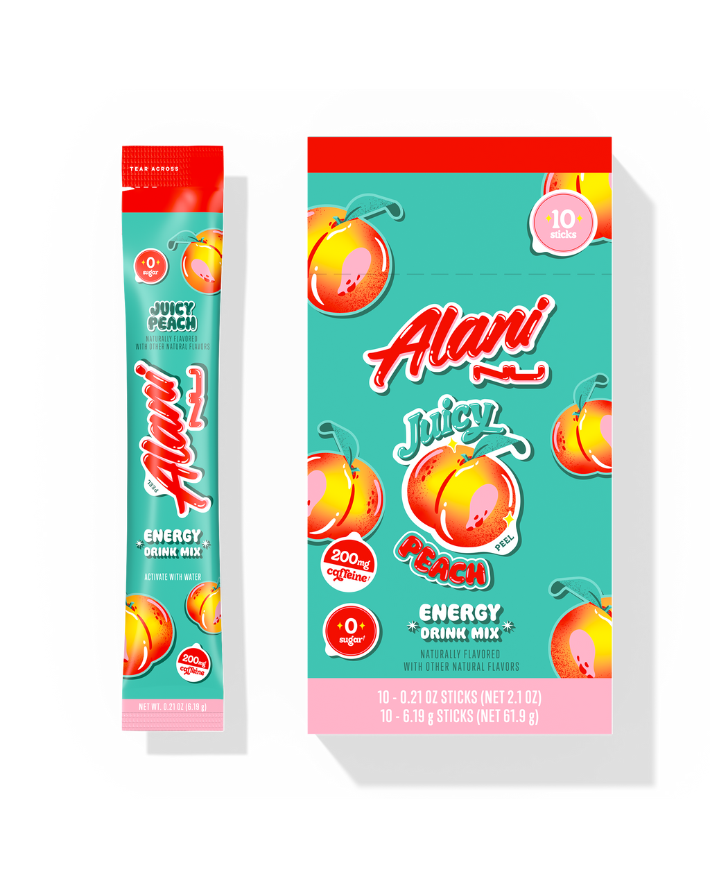 Energy Sticks - Juicy Peach (CL8S)