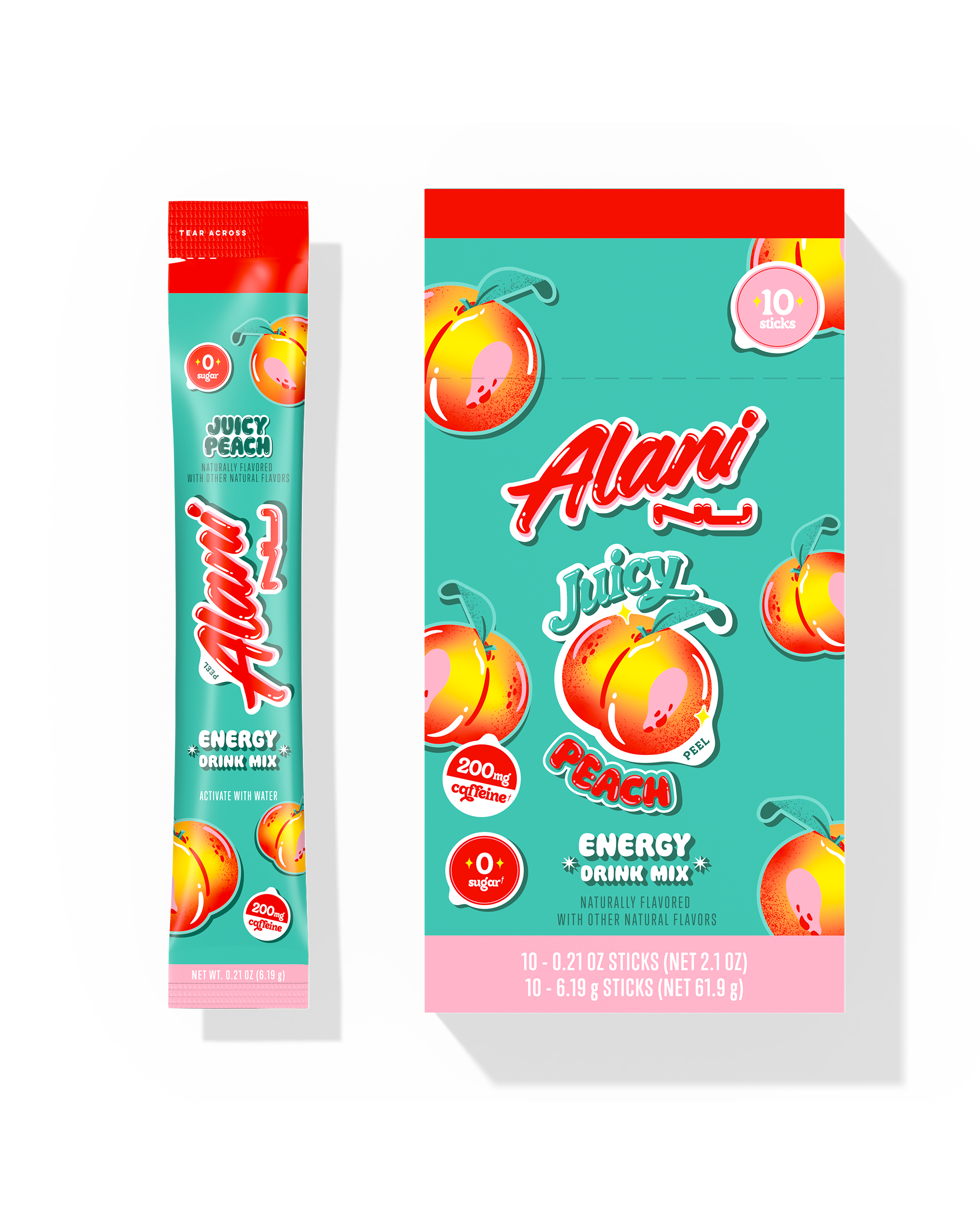 Energy Sticks - Juicy Peach (CL8S)