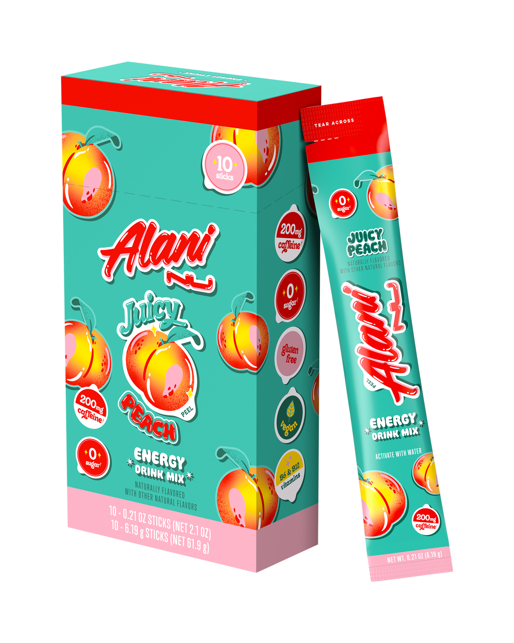 Energy Sticks - Juicy Peach (CL8S)