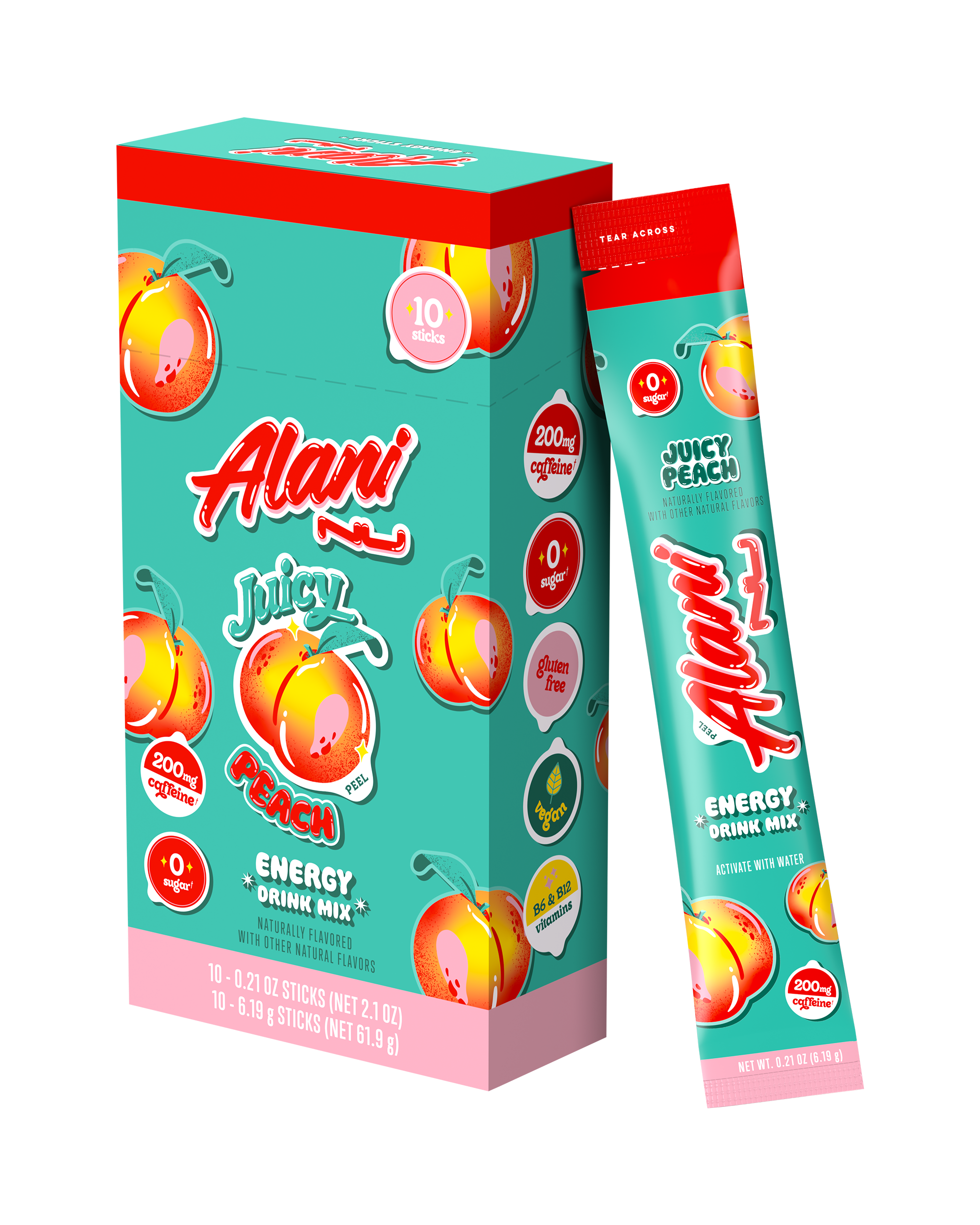 Energy Sticks - Juicy Peach (CL8S)