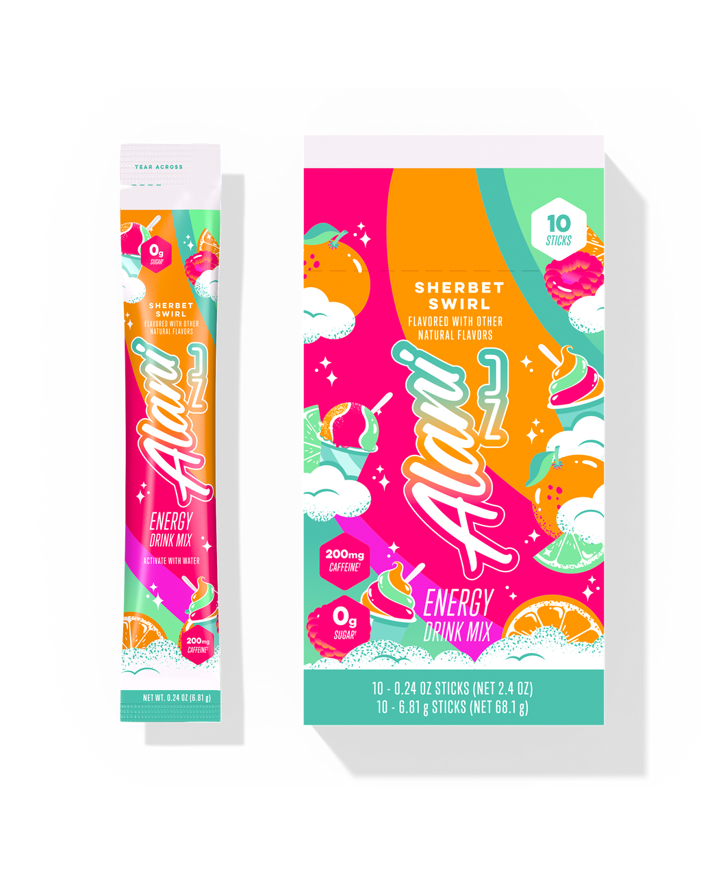 Energy Sticks - Sherbet Swirl (T9YK)
