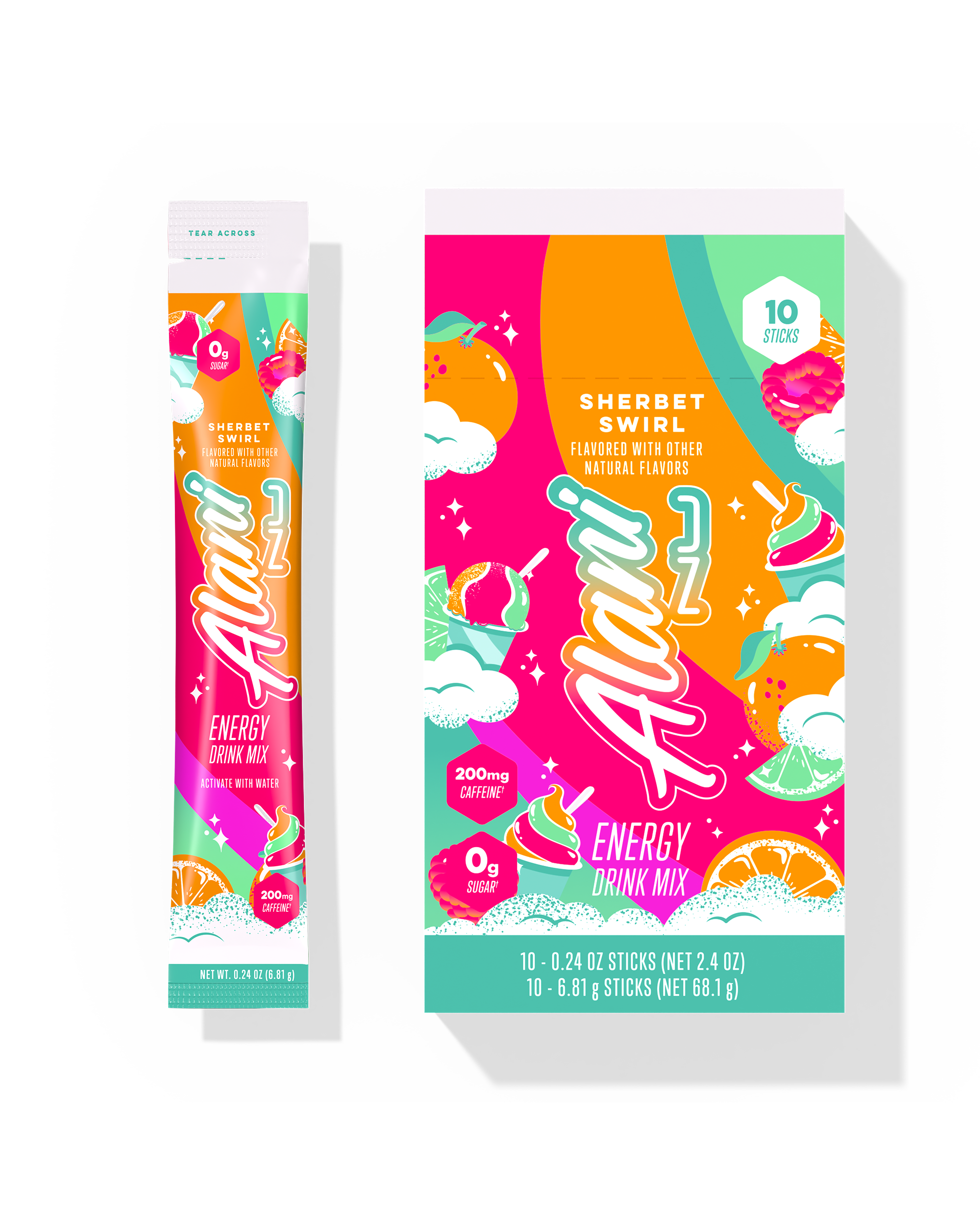 Energy Sticks - Sherbet Swirl (T9YK)