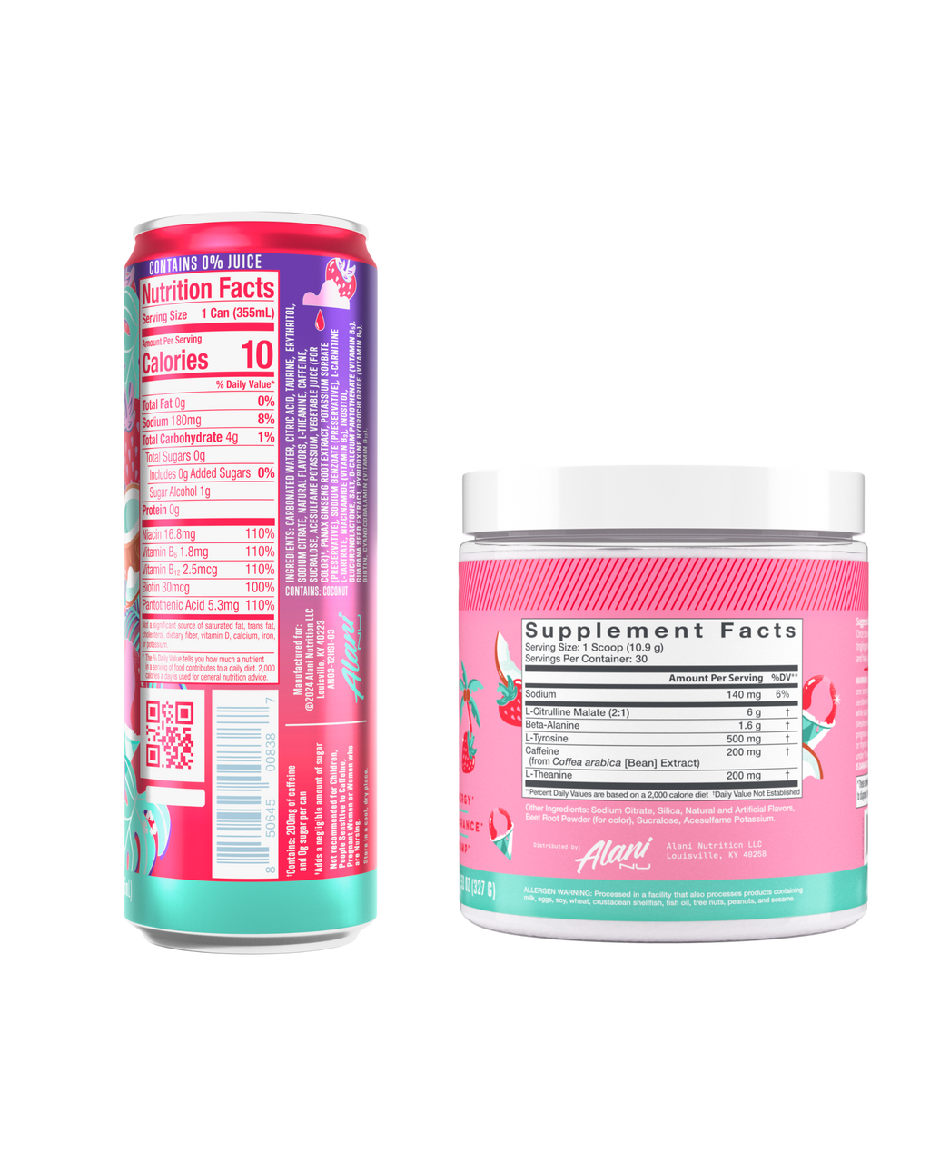 Energy Drink & Pre-Workout - Hawaiian Shaved Ice (T7BF)
