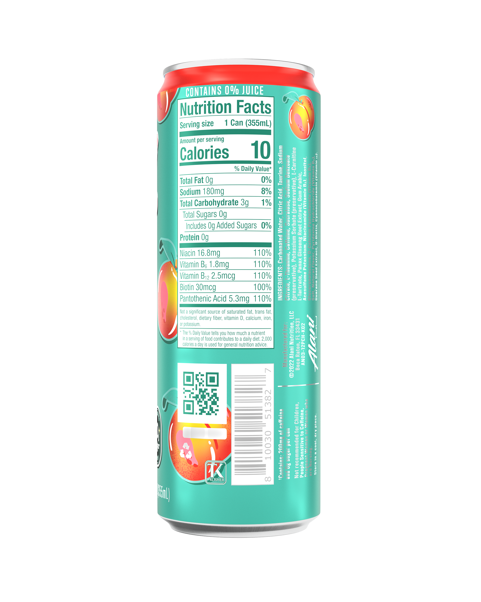 Energy Drink - Juicy Peach (2F7W)